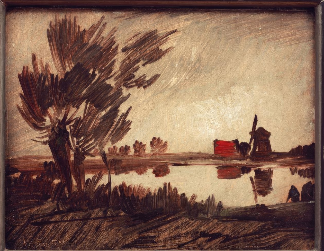 Mühle am Teich tekijältä Wilhelm Busch