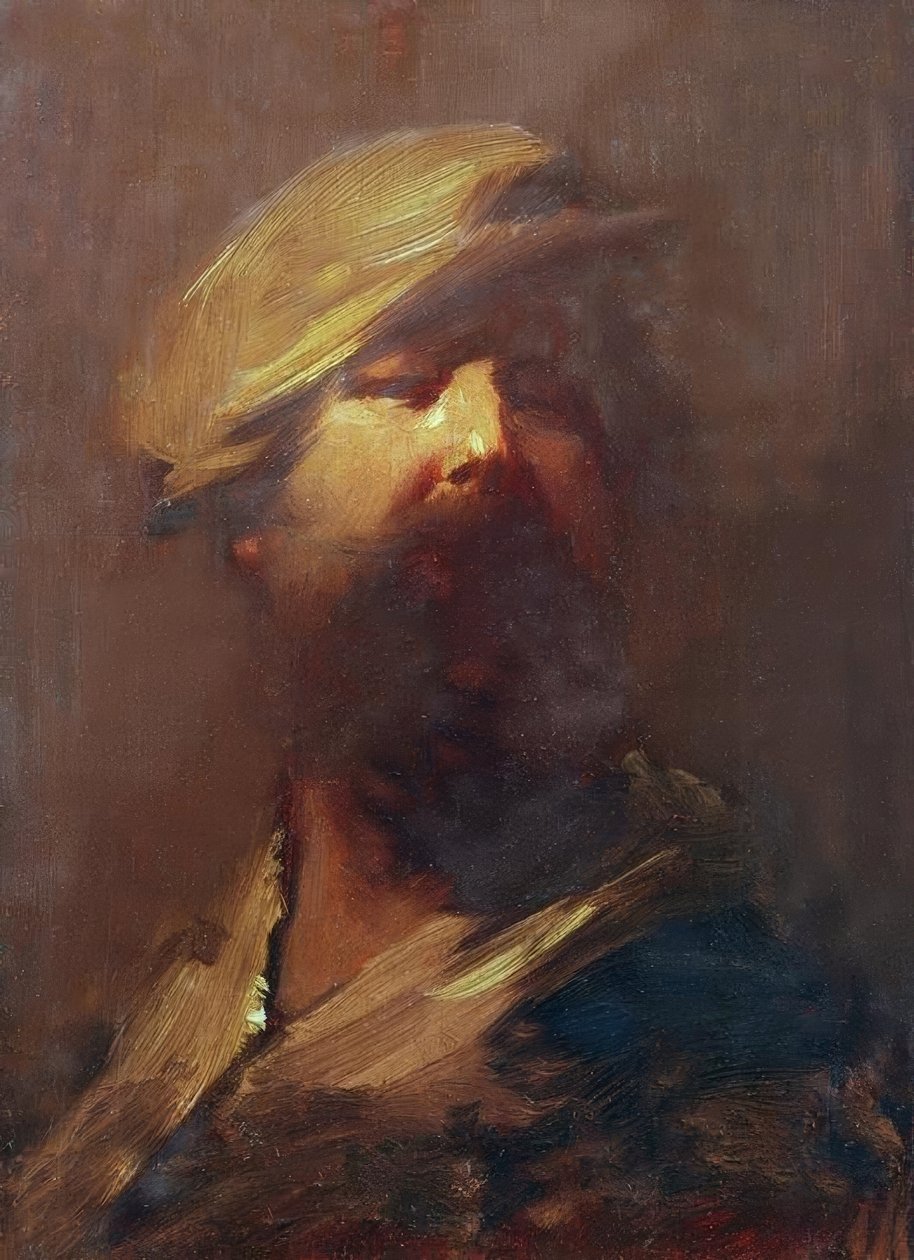 Selbstbildnis tekijältä Wilhelm Busch
