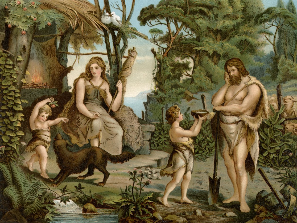 Karkotusjoki (väri litho) tekijältä Wilhelm Ebbinghaus