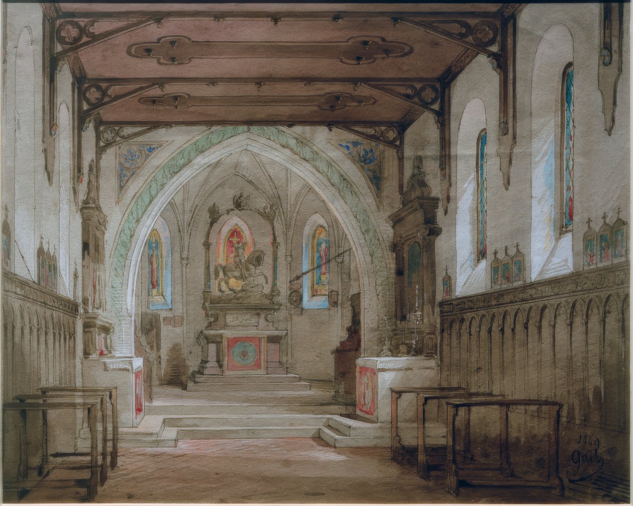 Vineyard Chapel at Schliersee tekijältä Wilhelm Gail