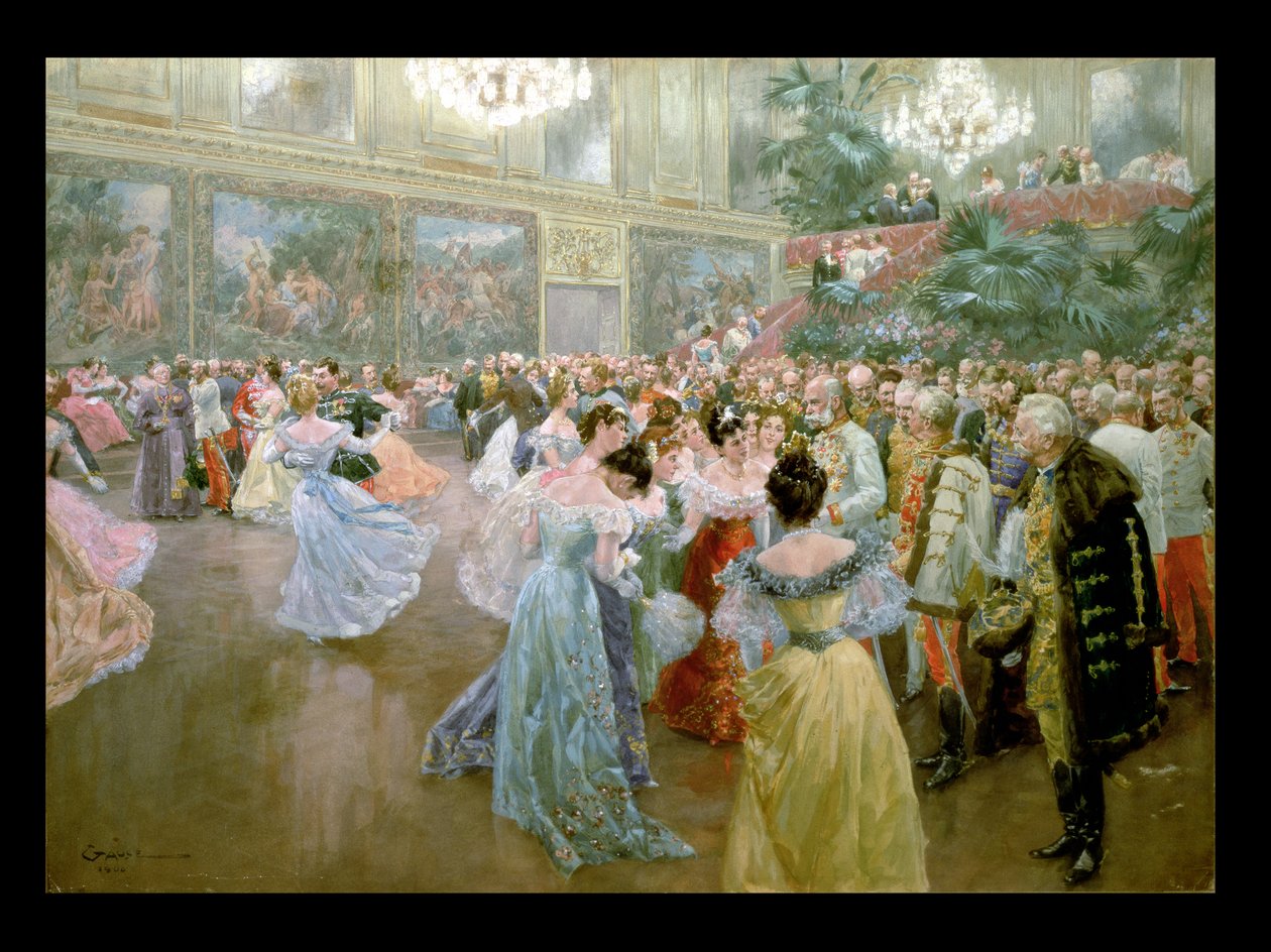 Hofburgin hovijuhla, 1900 tekijältä Wilhelm Gause