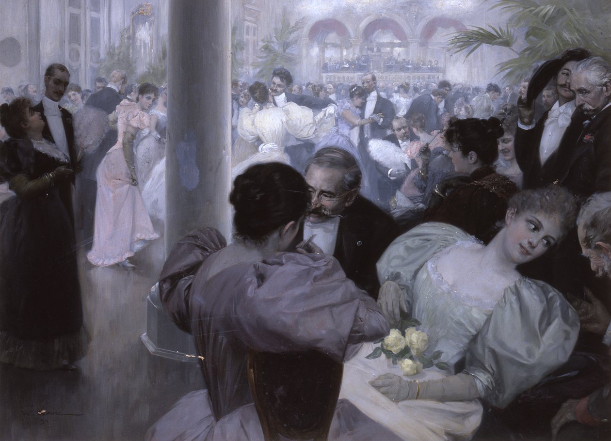 Reunion im Kurhaus (juhla kylpylätalossa) tekijältä Wilhelm Gause