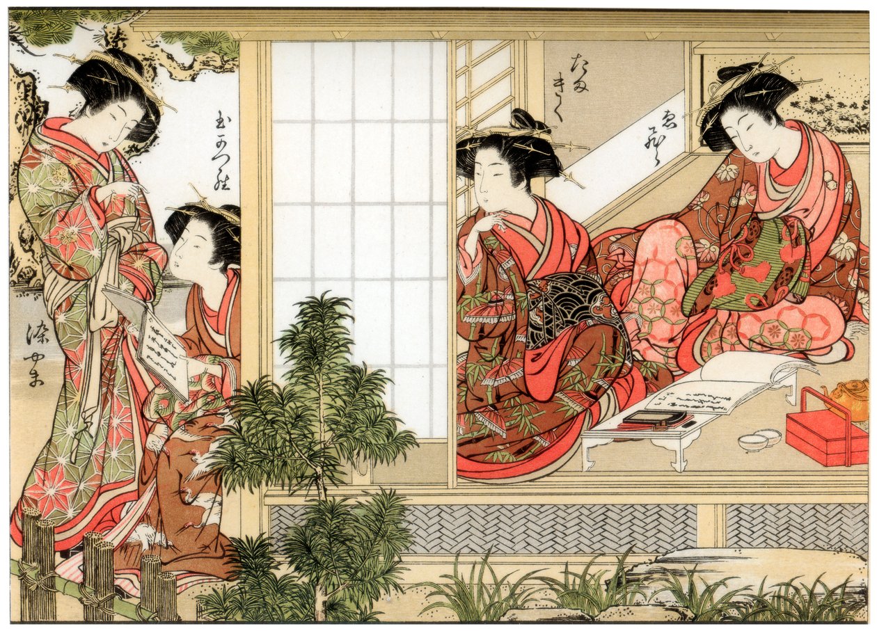 Japanilaiset kaunottaret, 1776 1886 tekijältä Wilhelm Greve
