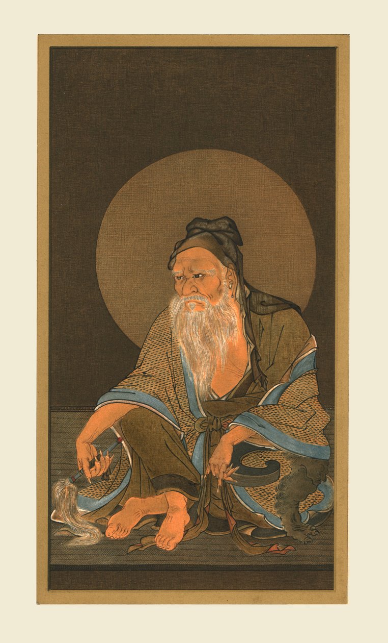 Vimalakirtin muotokuva, 1400-luku, 1886 tekijältä Wilhelm Greve