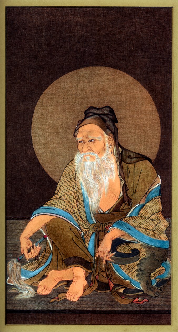 Vimalakirtin muotokuva, 1400-luku 1886 tekijältä Wilhelm Greve