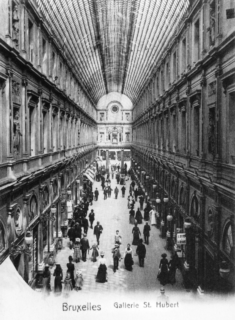 St. Hubertin galleria Brysselissä, noin 1900 tekijältä Wilhelm Hoffmann