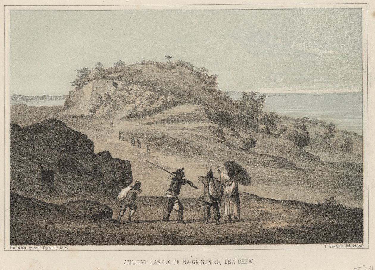 Tukimuunnos ste f na ~ gargu suko, eh w che w, 1855 tekijältä Wilhelm Joseph Heine