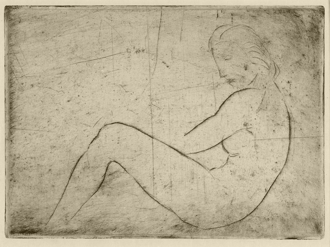 Makaa alaston (Mood of the Sea, 1910 tekijältä Wilhelm Lehmbruck