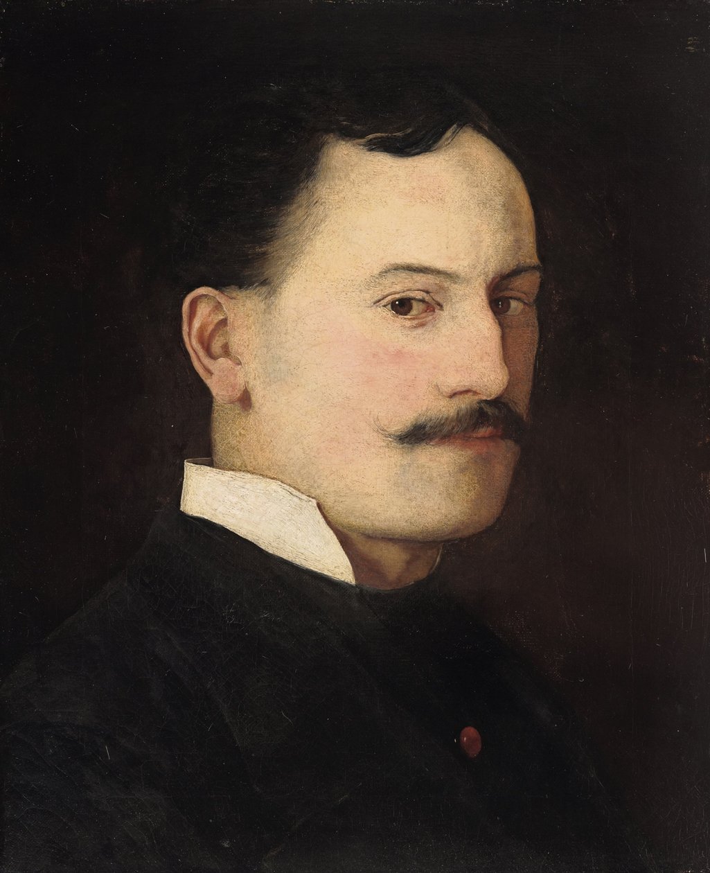 Taidemaalari Julius Bodenstein tekijältä Wilhelm Maria Hubertus Leibl