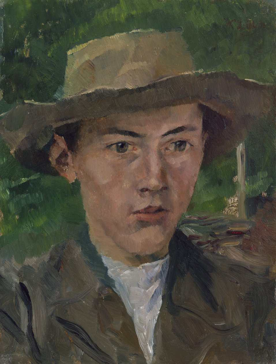 pojan pää tekijältä Wilhelm Maria Hubertus Leibl