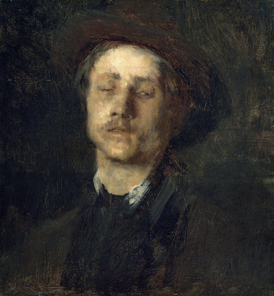 sokean miehen pää tekijältä Wilhelm Maria Hubertus Leibl