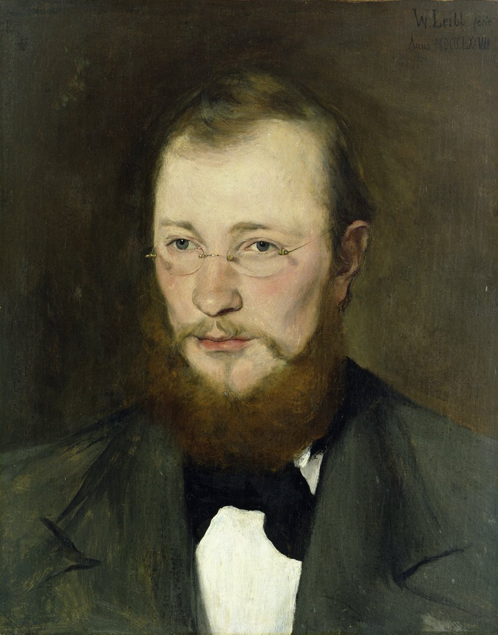 Friedrich Rauert, 1877 (tempera kankaalle) tekijältä Wilhelm Maria Hubertus Leibl