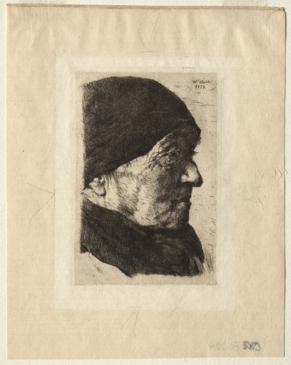 Talonpojan pää tekijältä Wilhelm Maria Hubertus Leibl