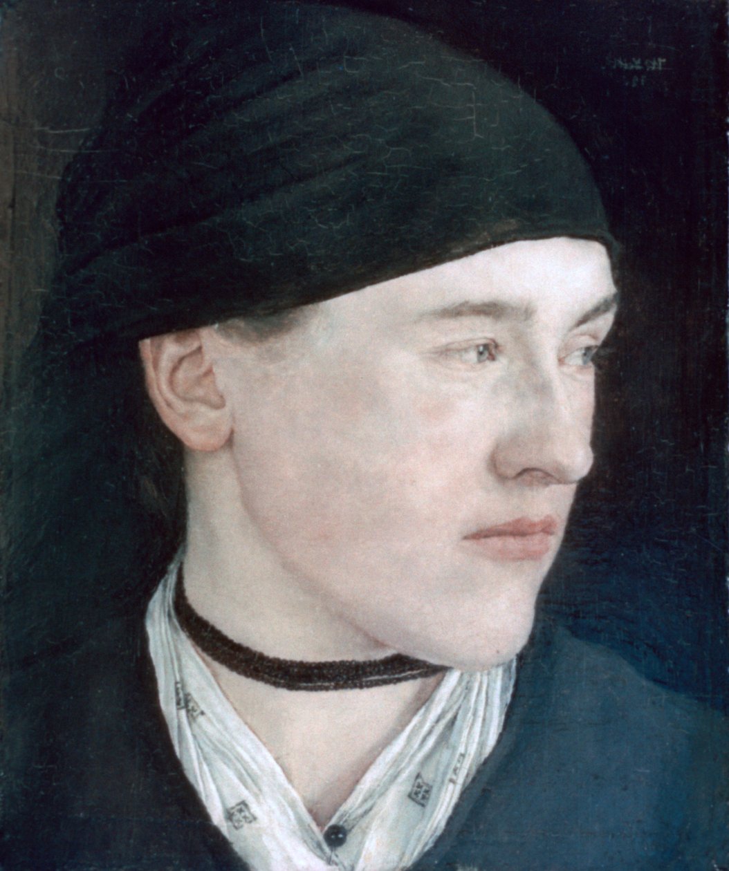 Nuoren tytön päällikkö, 1879 tekijältä Wilhelm Maria Hubertus Leibl