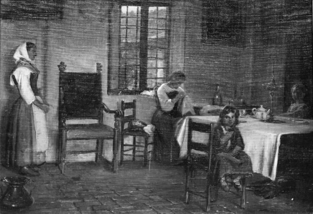 Italialainen interiööri tekijältä Wilhelm Marstrand