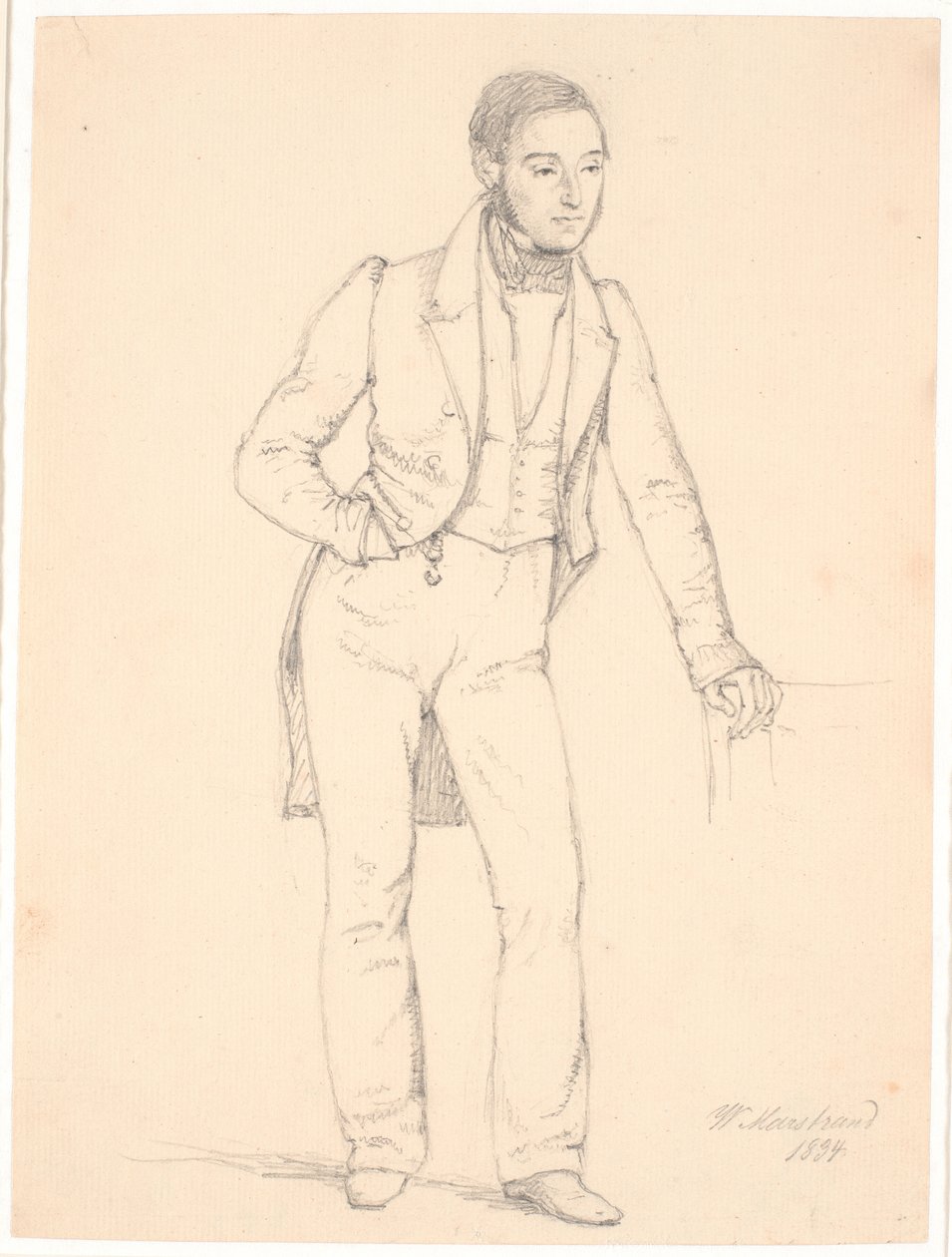 Konserttimestari Johan Frederik Frølich tekijältä Wilhelm Marstrand