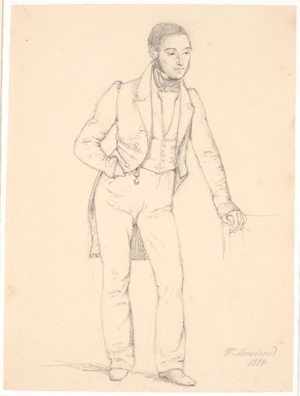 Konserttimestari Johan Frederik Frølich tekijältä Wilhelm Marstrand