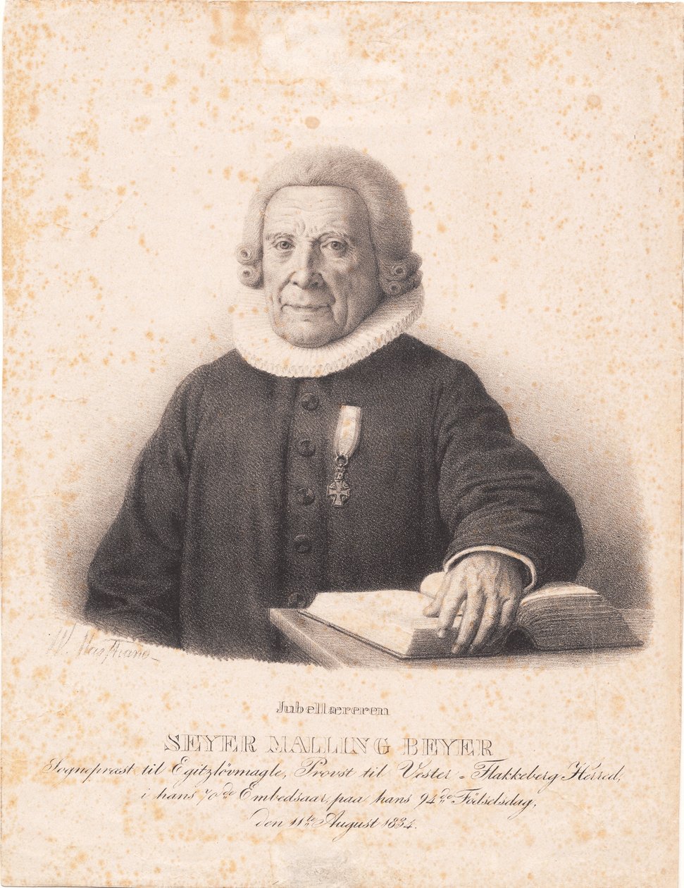 Pastori S. M. Beyer tekijältä Wilhelm Marstrand