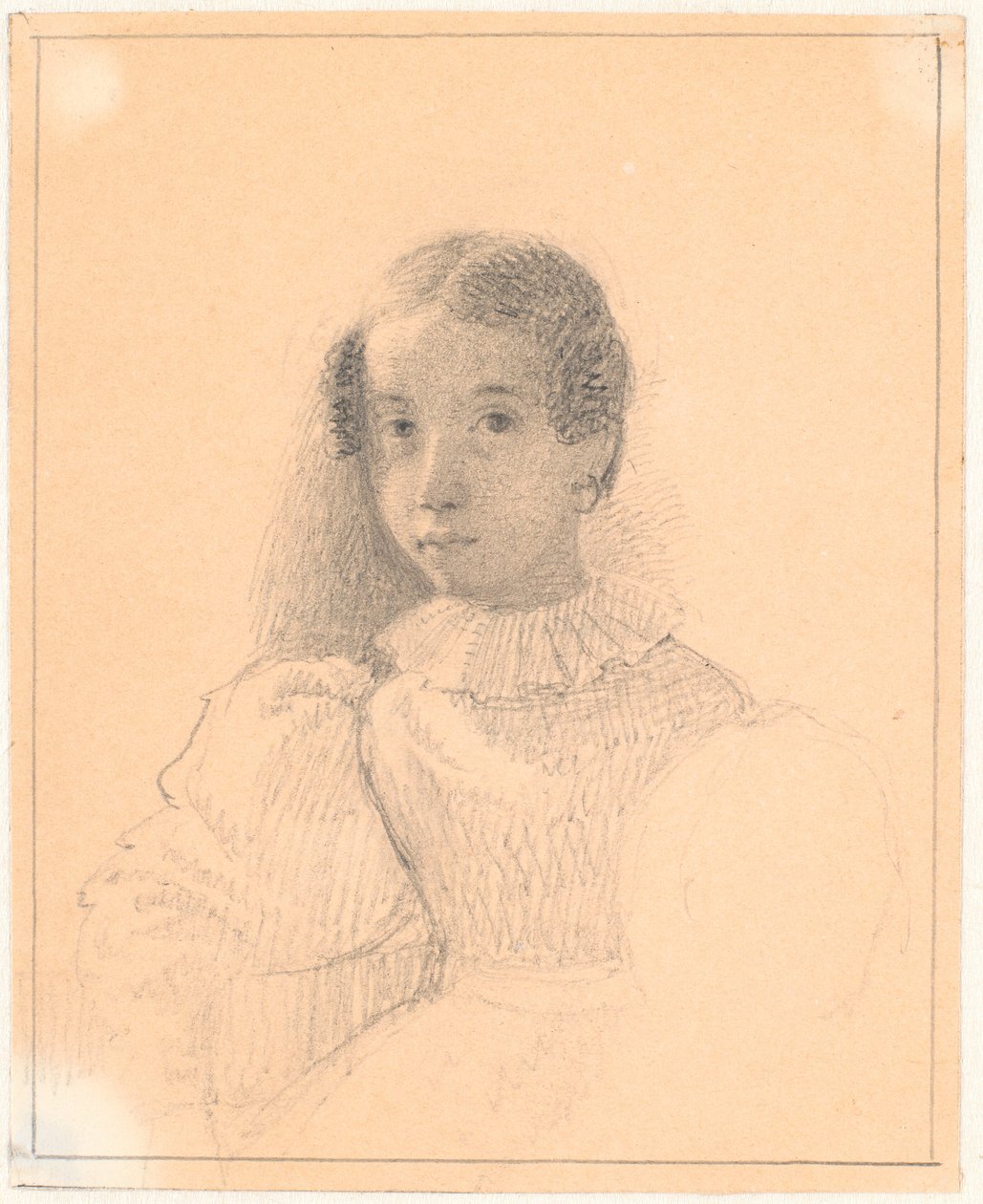 Adelaide Emilie Waagepetersenin muotokuva tekijältä Wilhelm Marstrand