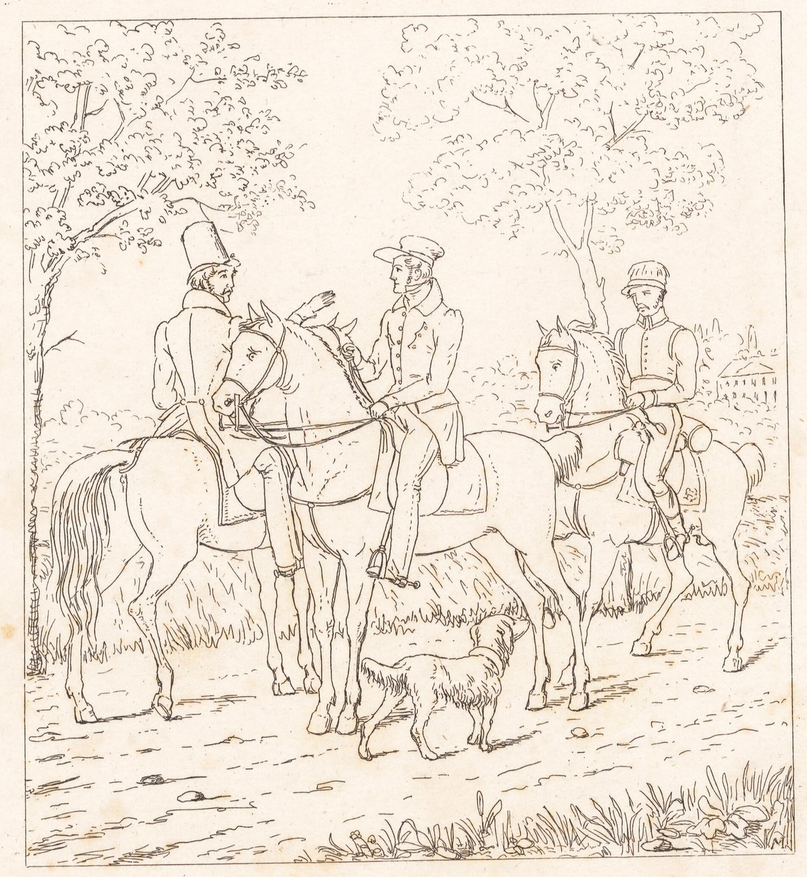 Ratsastajat tekijältä Wilhelm Marstrand