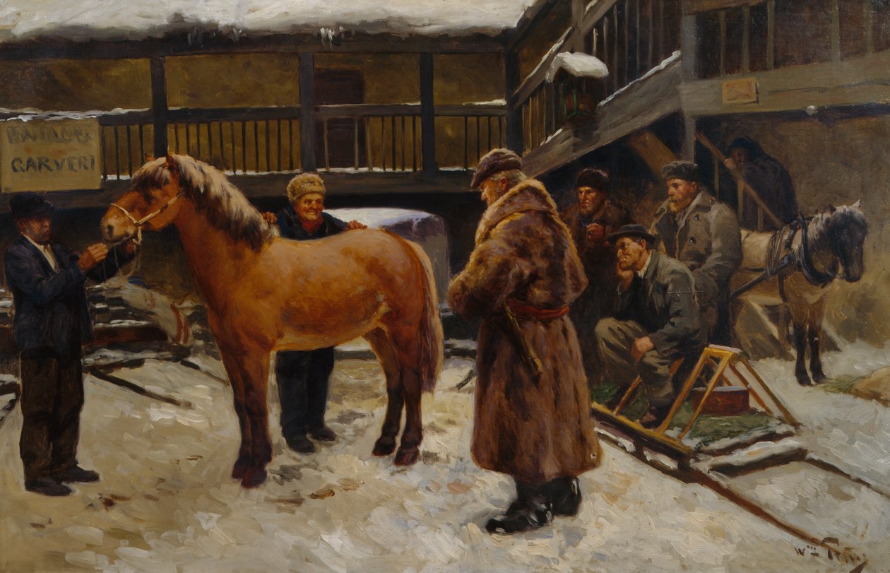 Hevosmarkkinat tekijältä Wilhelm Peters