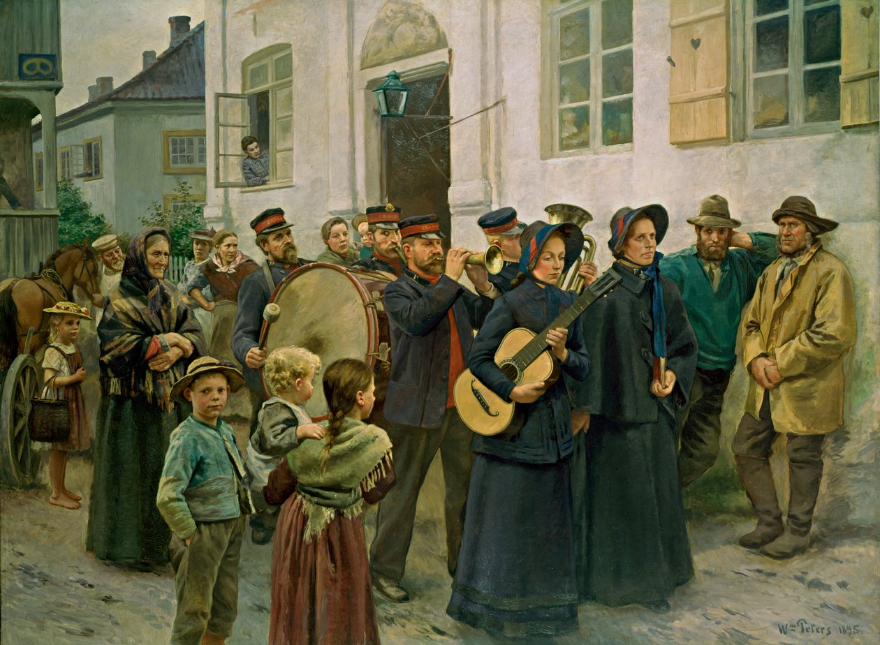 Myrskyhyökkäys kalastajakylään (Pelastusarmeija Pojassa) tekijältä Wilhelm Peters