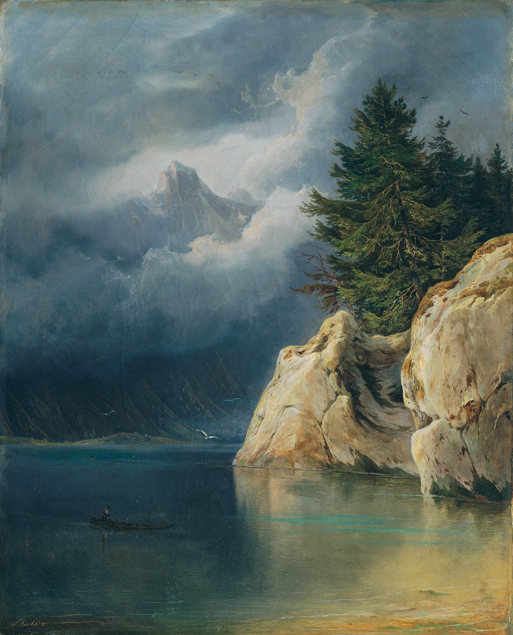 vuoristojärvi tekijältä Wilhelm Steinfeld