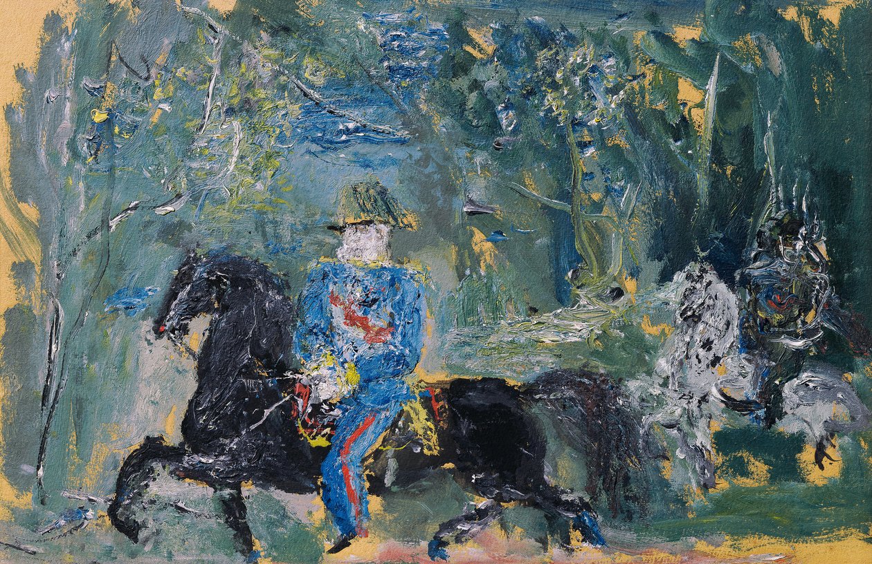 Keisari Franz Joseph Wiener Praterissa tekijältä Wilhelm Thöny
