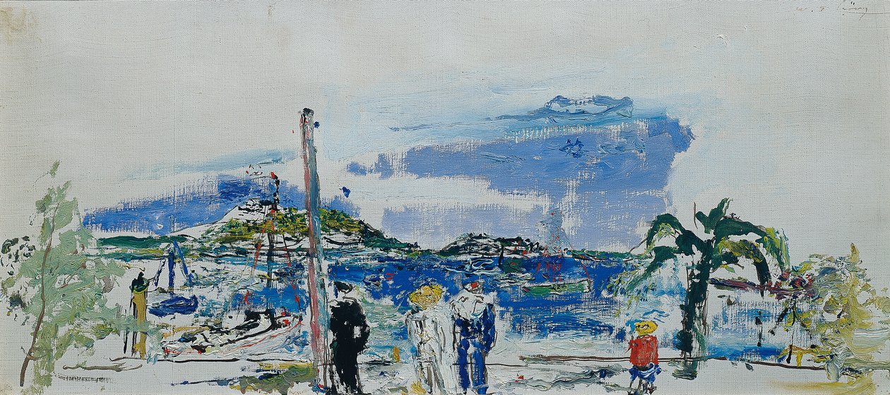 Merimiehet rannalla tekijältä Wilhelm Thöny