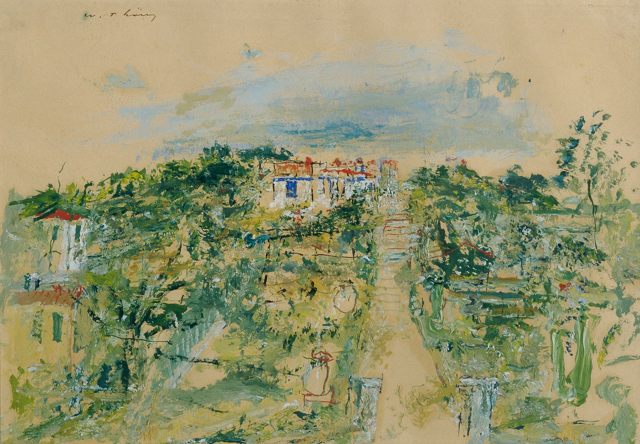 Straße Sanary-sur-Merissä tekijältä Wilhelm Thöny