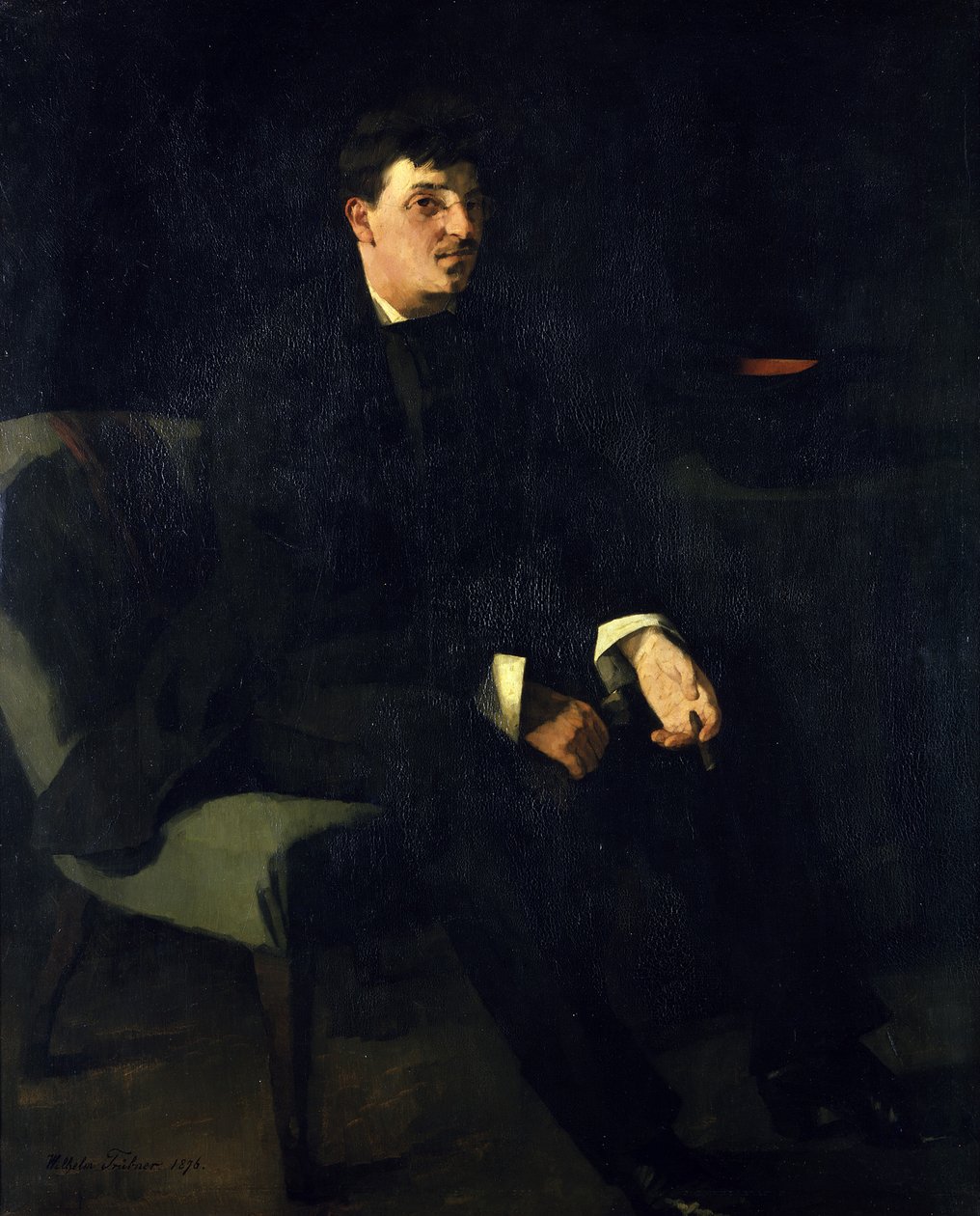 Taidemaalari Carl Schuch tekijältä Wilhelm Trübner