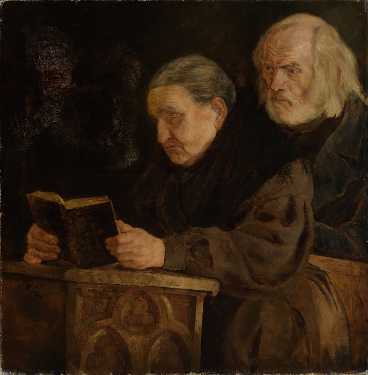 Kirkossa tekijältä Wilhelm Trübner