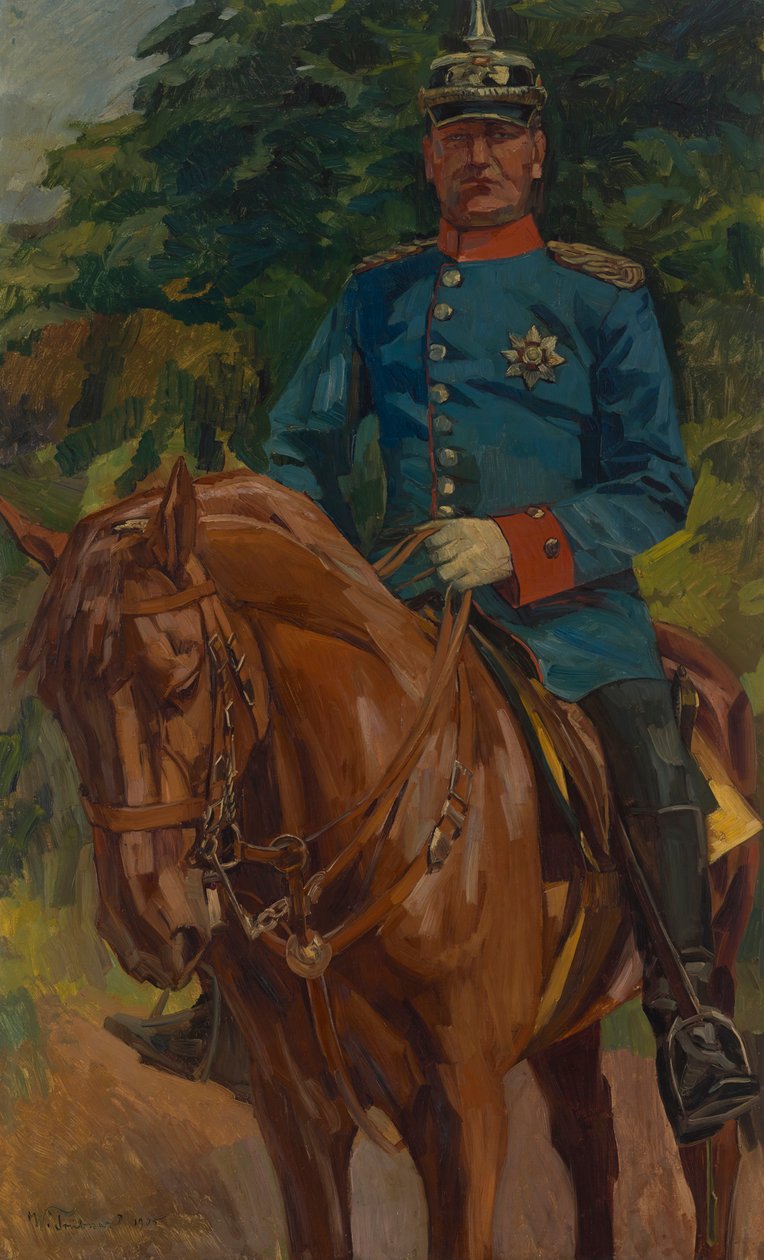 Ratsastajamuotokuva tekijältä Wilhelm Trübner