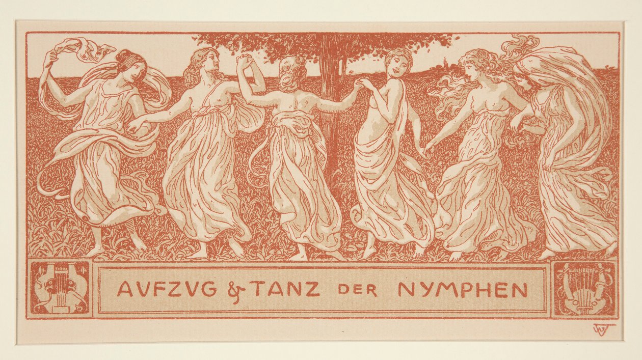 Nymfien kulkue ja tanssi tekijältä Wilhelm Volz