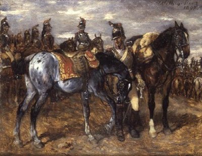 Ratsuväki paraatissa tekijältä Wilhelm Von Diez