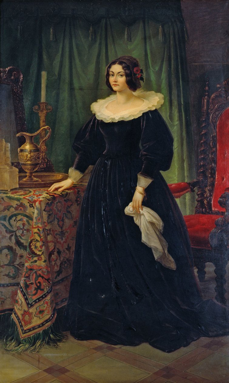 Muotokuva tanssija Lola Montezista 1821-1861, 1847. tekijältä Wilhelm von Kaulbach
