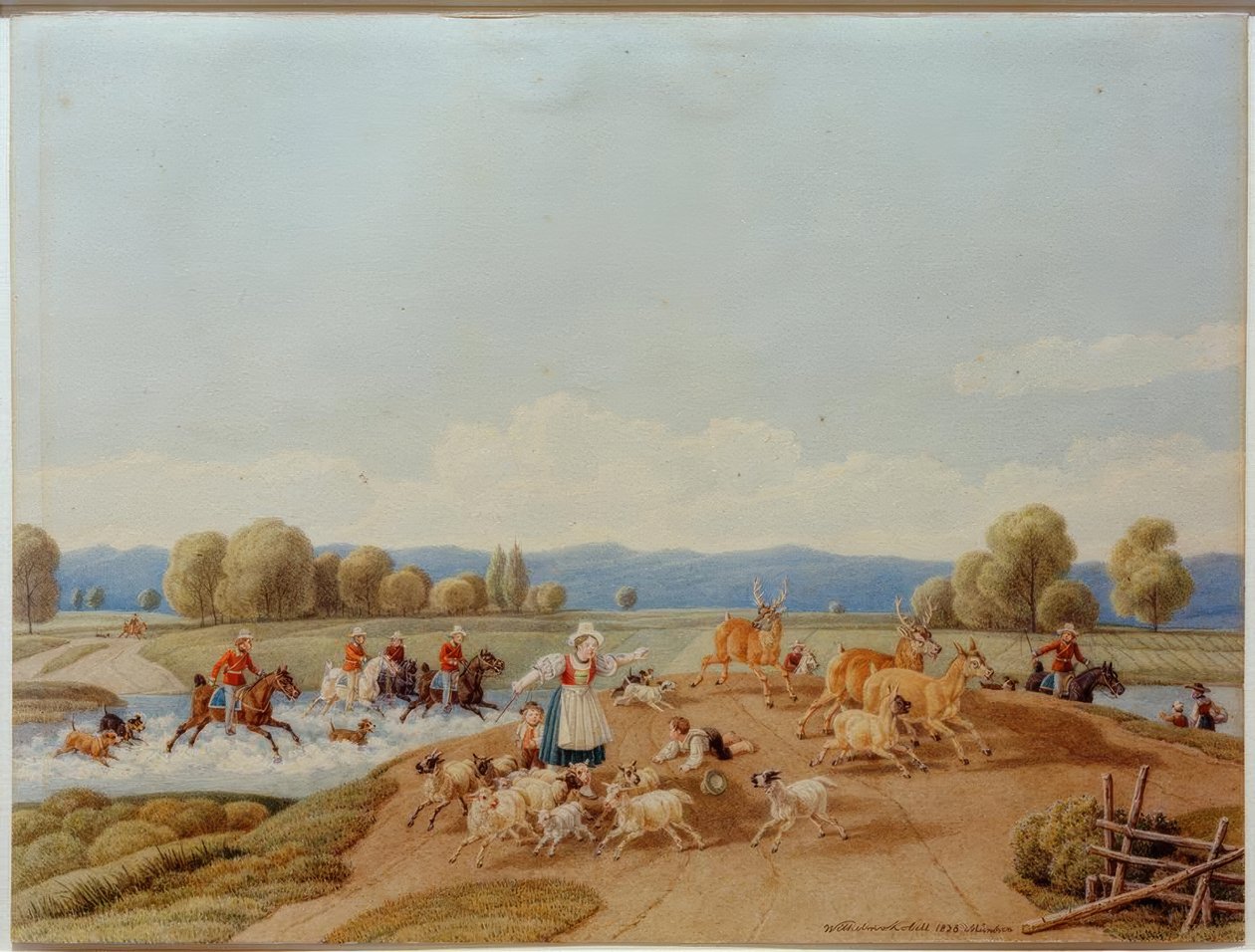 Hirven metsästys tekijältä Wilhelm von Kobell