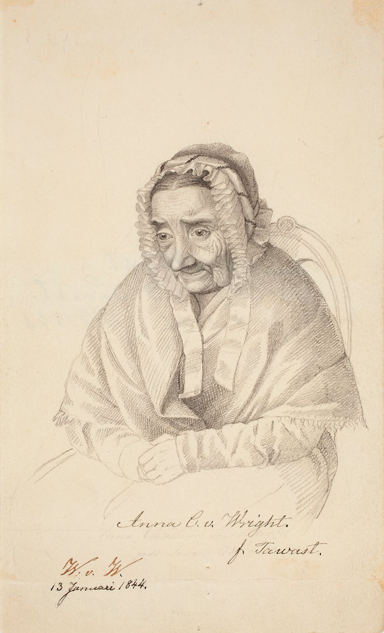 Anna Christina von Wright, taiteilijan isoäiti. tekijältä Wilhelm von Wright