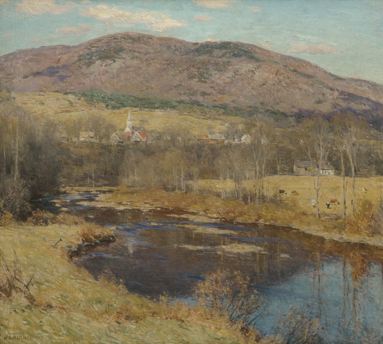 Pohjoismaa, 1923 tekijältä Willard Leroy Metcalf