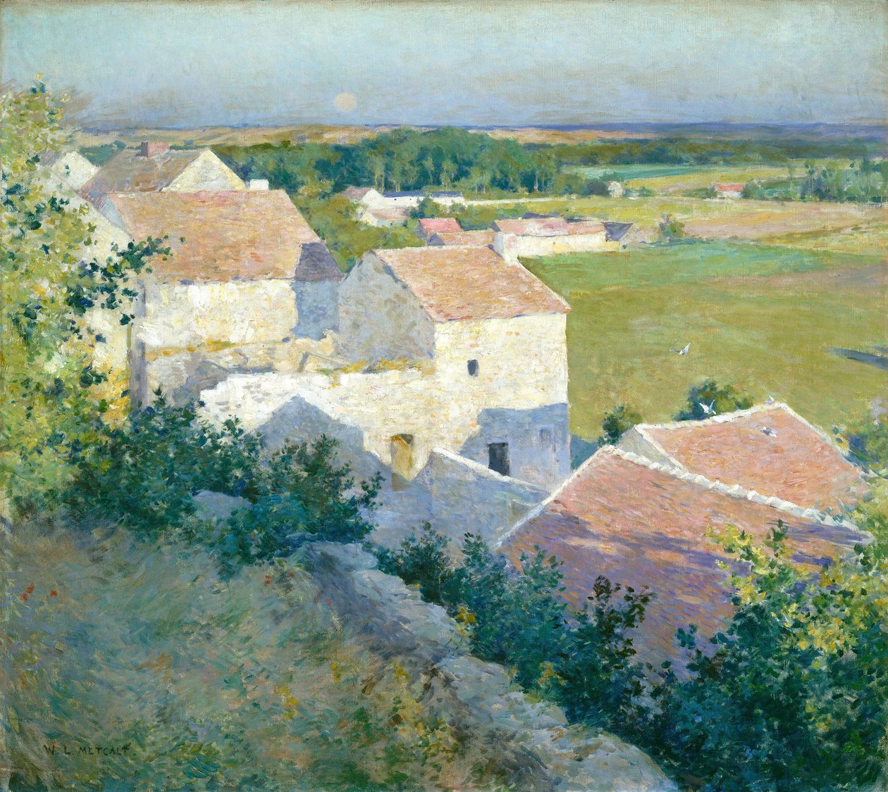 Juhannushämärä, n. 1890. tekijältä Willard Leroy Metcalf