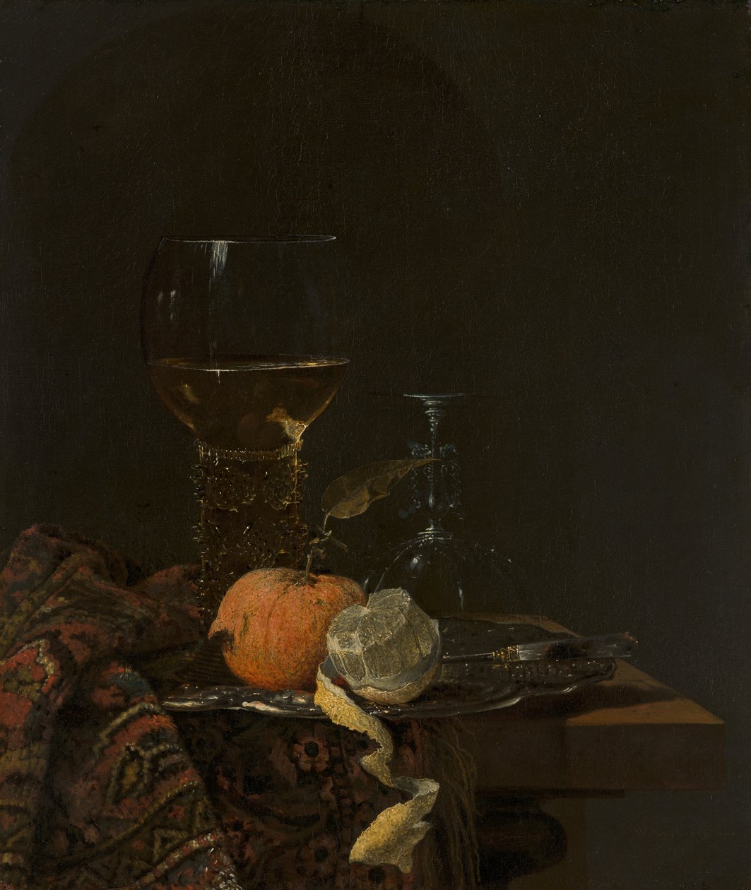Asetelma roemerin kanssa tekijältä Willem Kalf