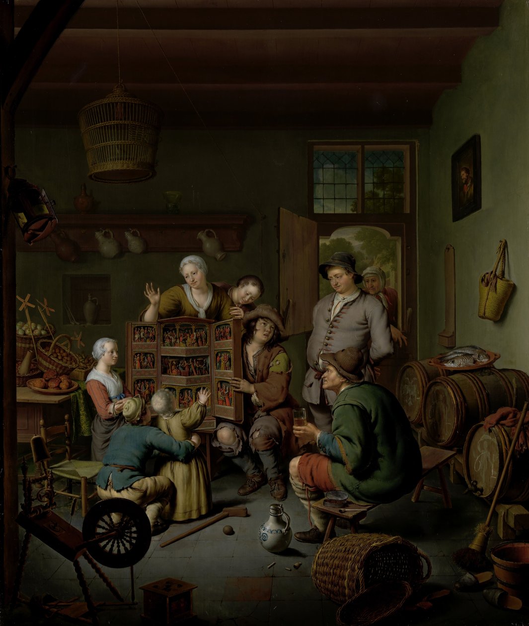 De rarekiek tekijältä Willem Van Mieris