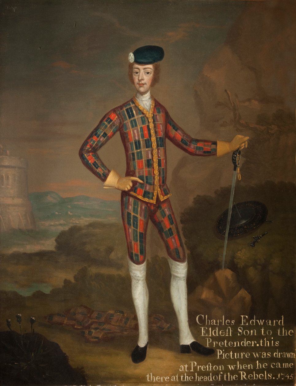 Prinssi Charles Edward Stuart, Vanhan teeskentelijän poika, 1745 tekijältä Willem Verelst