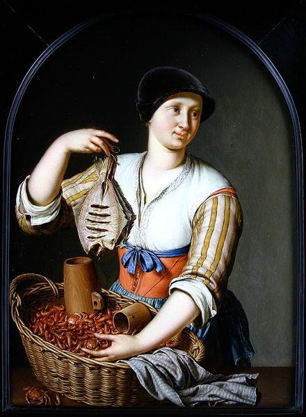 Kalavaimo, 1725 tekijältä Willem Van Mieris