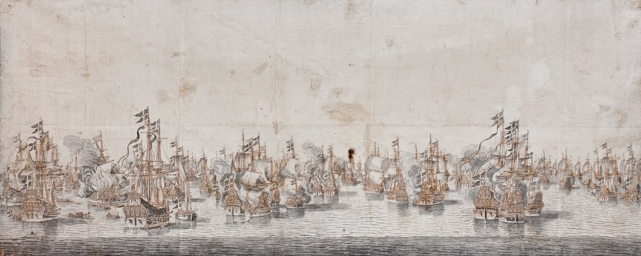 Femernin taistelu tekijältä Willem van de Velde the Elder
