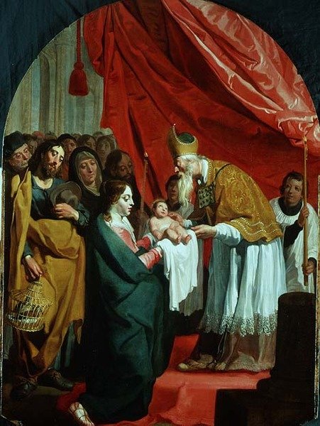 Esitys temppelissä (paneeli) tekijältä Willem van the Elder Herp