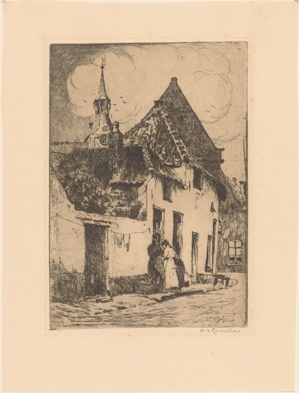 Hattem (alkuperäinen nimi esineessä) tekijältä Willem Adrianus Grondhout (signed by artist)