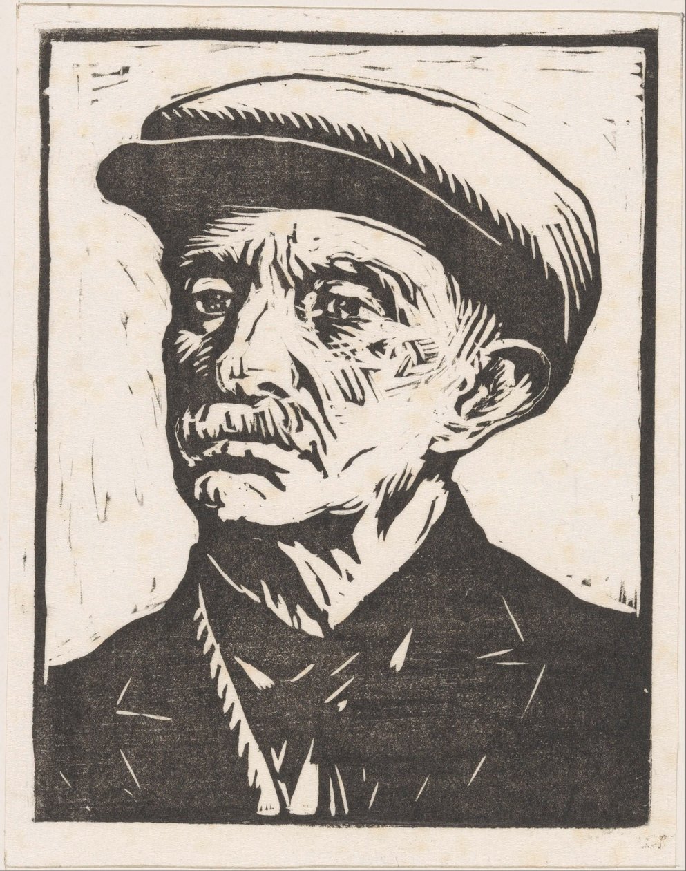 Tuntemattoman miehen muotokuva tekijältä Willem Adrianus Grondhout (signed by artist)