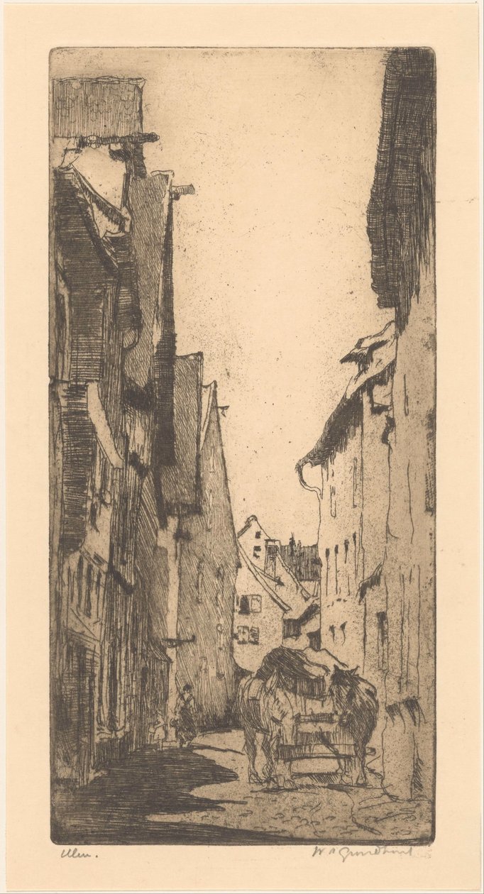 Ulm (alkuperäinen nimi esineessä) tekijältä Willem Adrianus Grondhout (signed by artist)