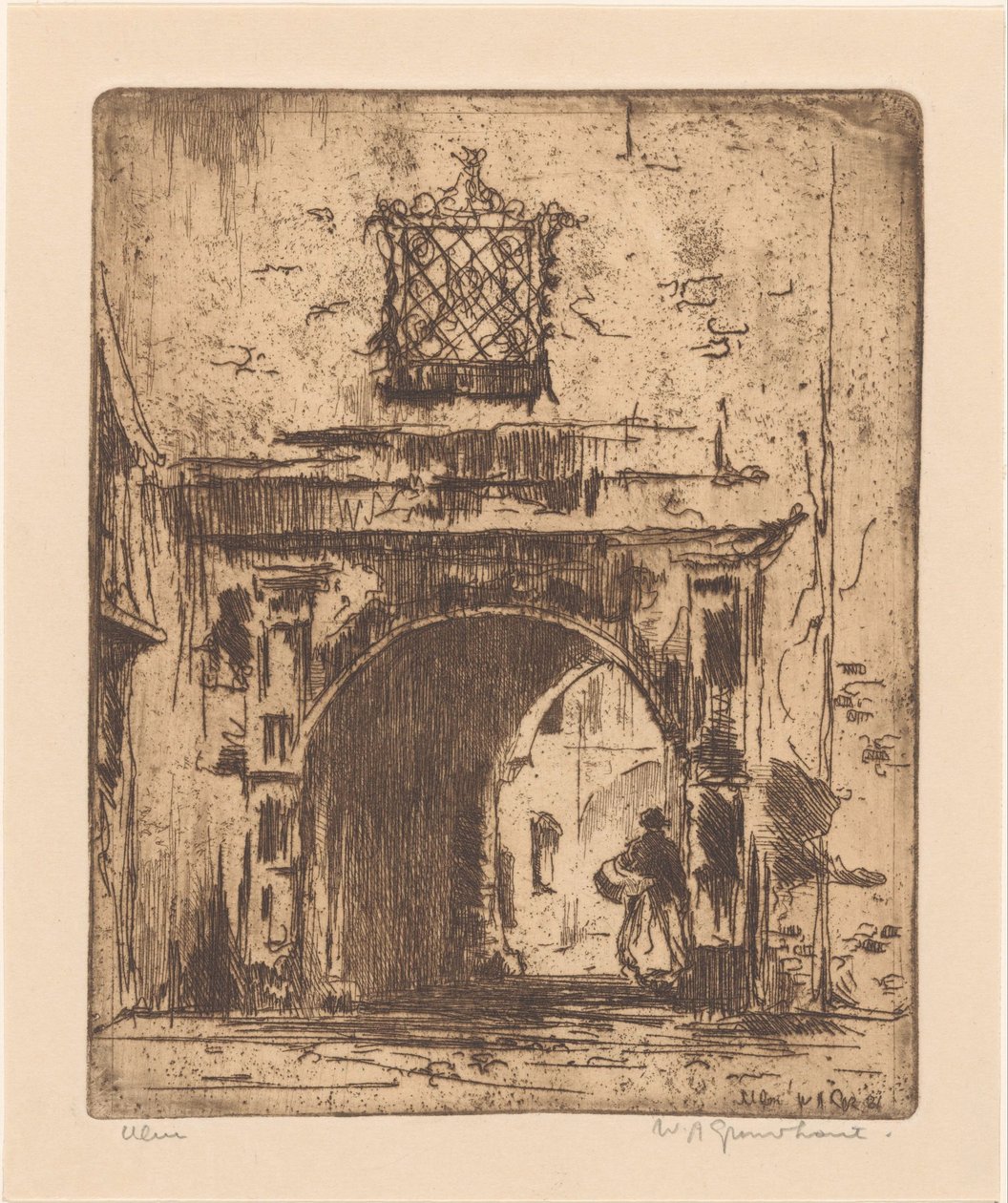 Ulm (alkuperäinen nimi esineessä) tekijältä Willem Adrianus Grondhout (signed by artist)